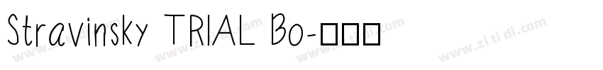 Stravinsky TRIAL Bo字体转换